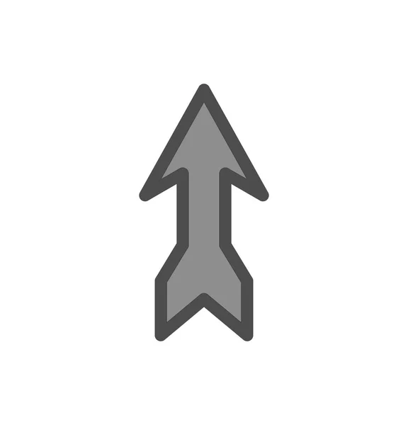 Górę Kierunku Arrow Ikona Dla Twojego Projektu — Wektor stockowy