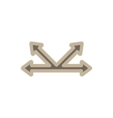 Projeniz için yön ok simgesi