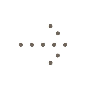 Projeniz için doğru yön ok simgesi