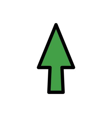 Projeniz için ok vektör simgesi