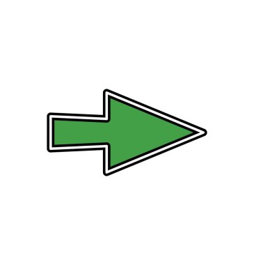 Projeniz için yön ok simgesi