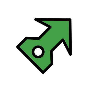 Projeniz için ok vektör simgesi