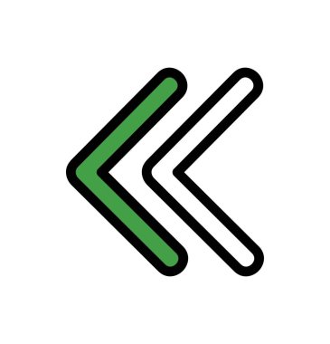 Projeniz için sol yön ok simgesi