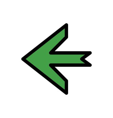 Projeniz için sol yön ok simgesi