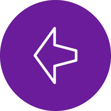 Projeniz için sol yön ok simgesi