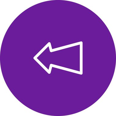 Projeniz için sol yön ok simgesi