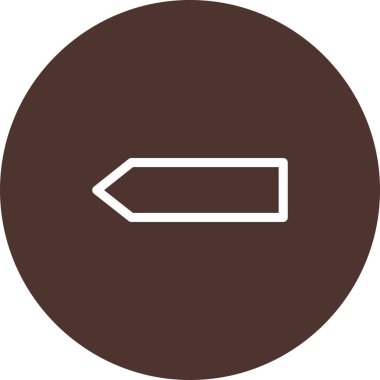 Projeniz için sol yön ok simgesi