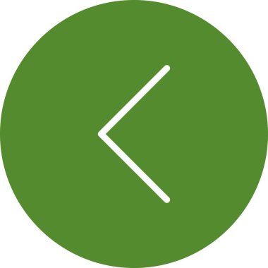 Projeniz için sol yön ok simgesi