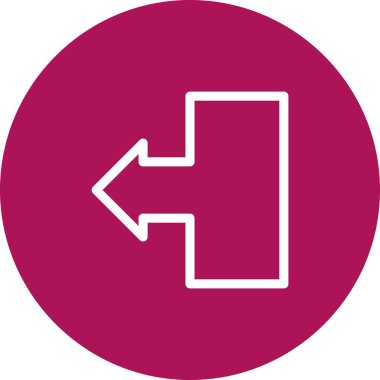 Projeniz için sol yön ok simgesi