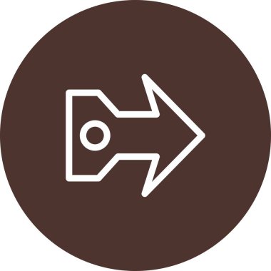 Projeniz için doğru yön ok simgesi