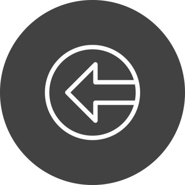 Projeniz için sol yön ok simgesi