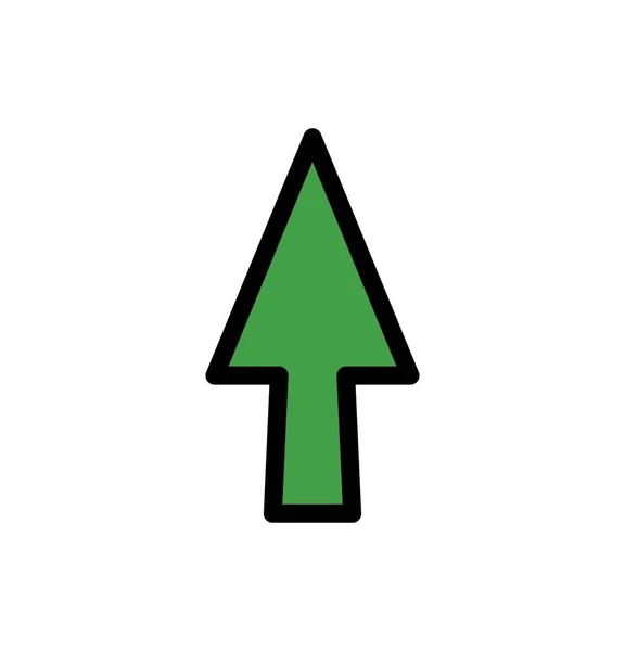 Arrow Vector Icon Your Project — Stock Vector