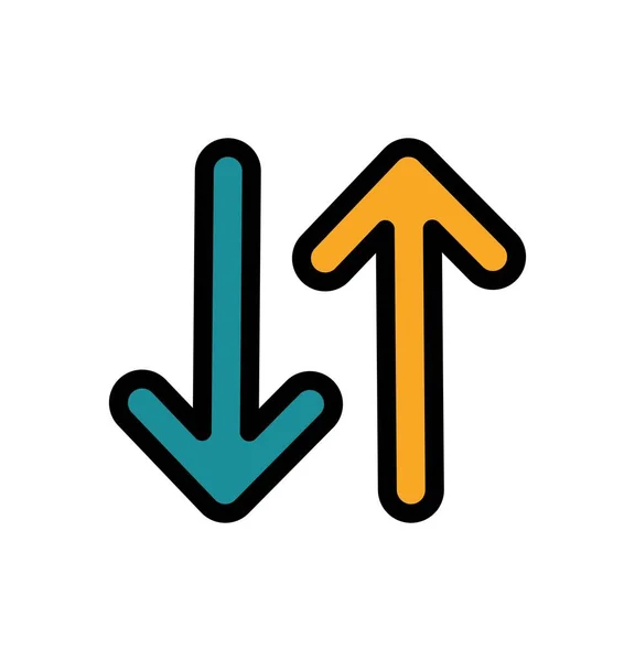 Direction Arrow Icon Your Project — Stock Vector