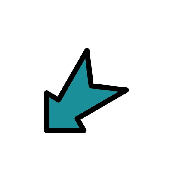 Icono Vector Flecha Para Proyecto — Vector de stock