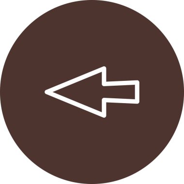 Projeniz için sol yön ok simgesi