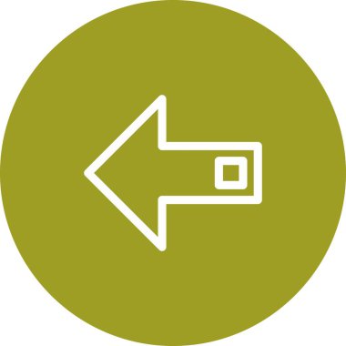 Projeniz için sol yön ok simgesi