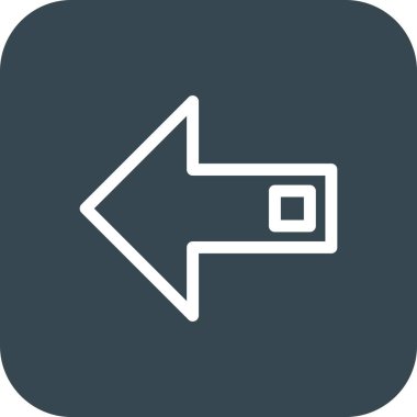 Projeniz için sol yön ok simgesi