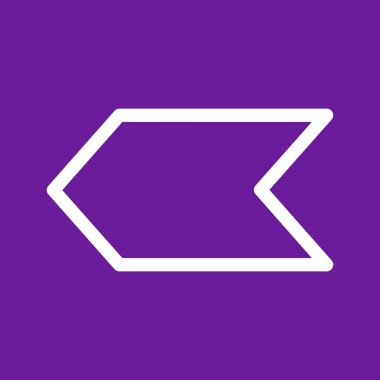 Projeniz için sol yön ok simgesi