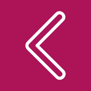 Projeniz için sol yön ok simgesi