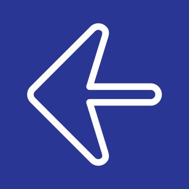 Projeniz için sol yön ok simgesi