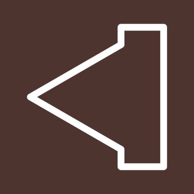 Projeniz için sol yön ok simgesi