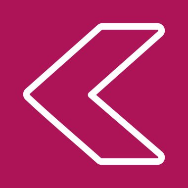 Projeniz için sol yön ok simgesi