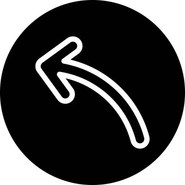 Projeniz için sol yön ok simgesi