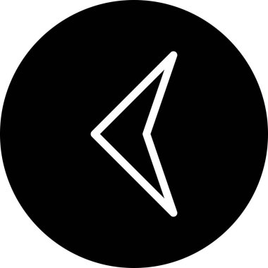 Projeniz için sol yön ok simgesi