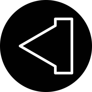 Projeniz için sol yön ok simgesi