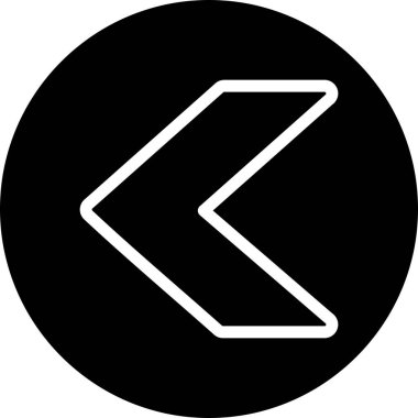 Projeniz için sol yön ok simgesi