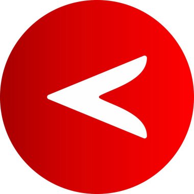 Projeniz için sol yön ok simgesi