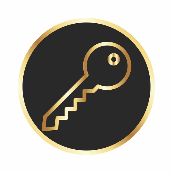 Ikona Klíče Pro Váš Projekt — Stockový vektor
