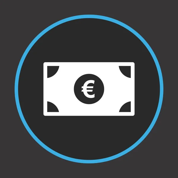 Euro Icono Para Proyecto — Vector de stock