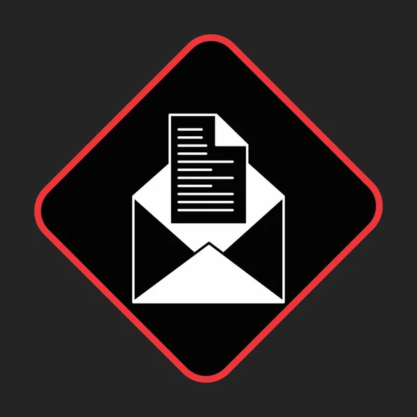 Mail Symbol Für Ihr Projekt — Stockvektor