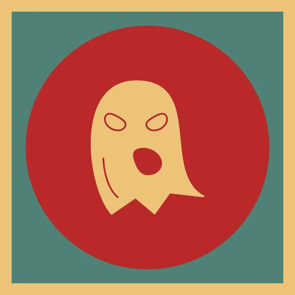 Icono Fantasma Para Proyecto — Vector de stock