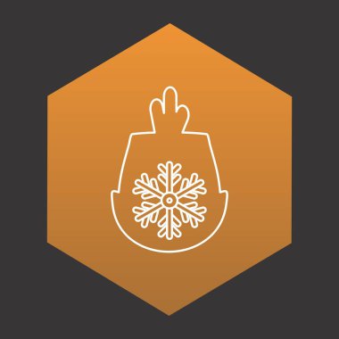 projeniz için kar tanesi simgesi