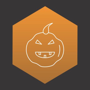 projeniz için kabak simgesi, vektör illüstrasyonu