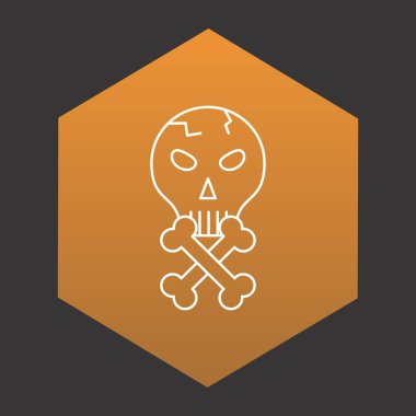 kurukafa simgesi, cadılar bayramı sembolü çizimi