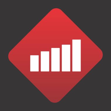 Projeniz için bar simgesi, vektör illüstrasyonu