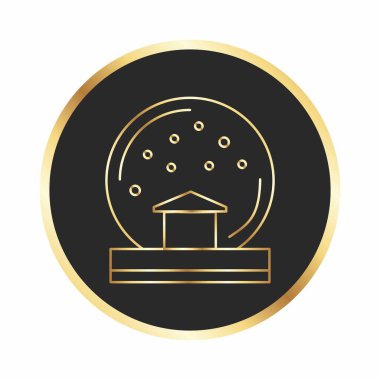  projeniz için ay simgesi, vektör illüstrasyonu