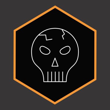 projeniz için kafatası simgesi