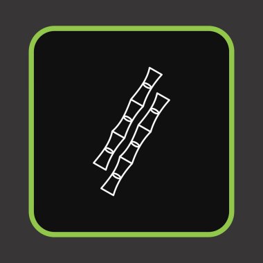 Projeniz için kırpma simgesi, vektör illüstrasyonu