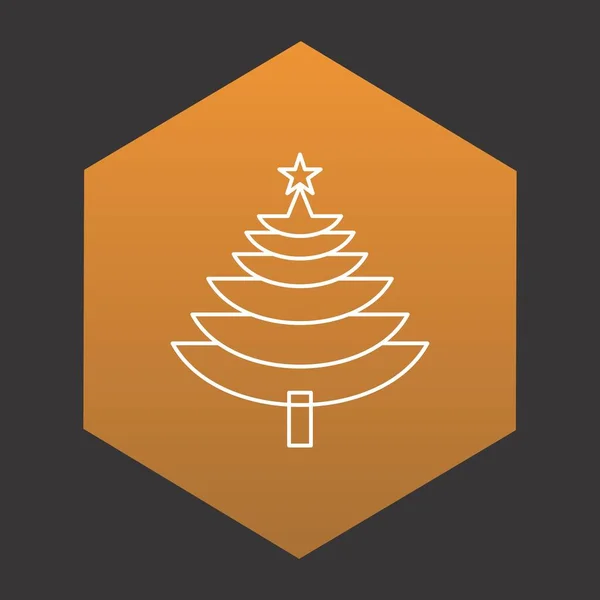 Christmas Icon Kreatives Design Vorlage — Stockvektor