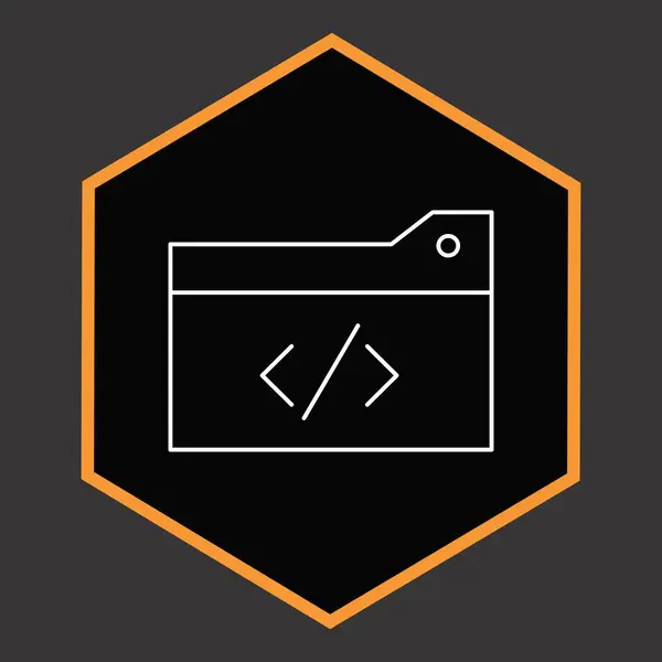 Icono Código Optimización Para Proyecto Ilustración Vectores — Vector de stock