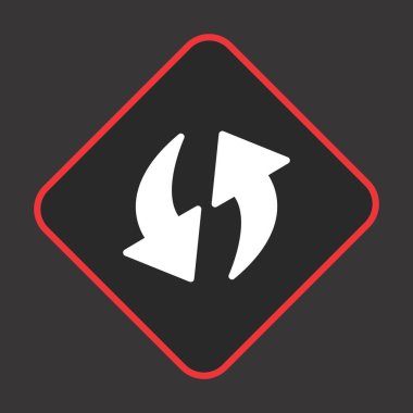 Projeniz için Simgeyi Tazele, vektör illüstrasyonu