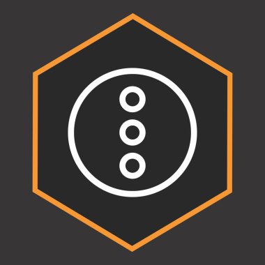 Projeniz için Dout Simgesi, vektör illüstrasyonu