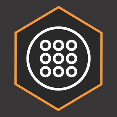 Projeniz için Pad Simgesi, vektör illüstrasyonu