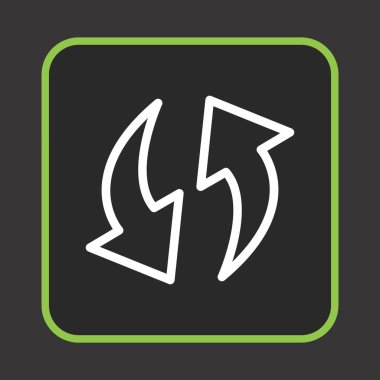 Projeniz için Simgeyi Tazele, vektör illüstrasyonu