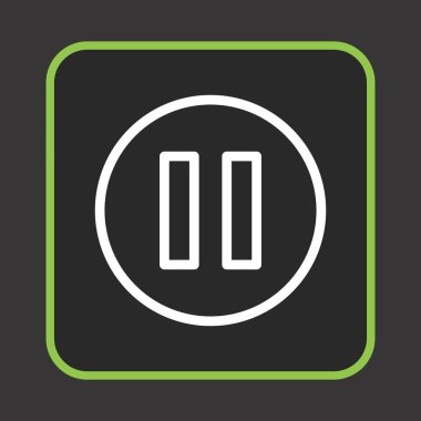 Projeniz için Simgeyi Duraklat, vektör illüstrasyonuName