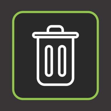 çöp Simgesi Projeniz için, vektör illüstrasyonuName